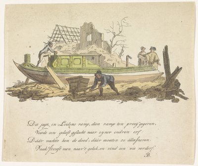 Yate destrozado de Rietmilder, 1807 de Anonymous