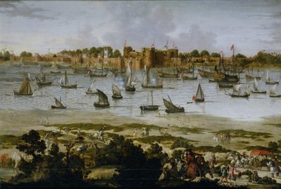 Vista del puerto de Sūrat (Gujarāt) de Anonymous