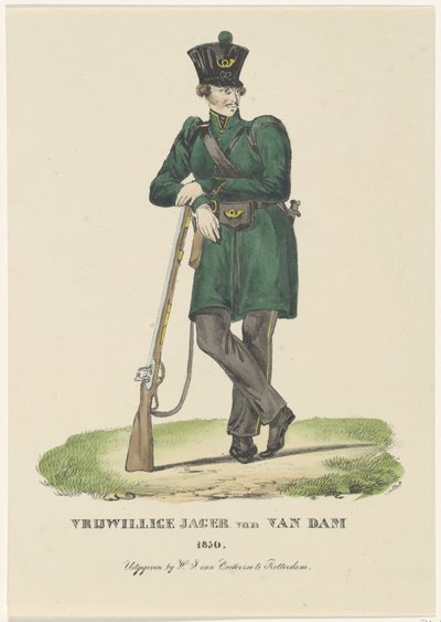 Cazador voluntario de Van Dam, 1830 Cazador voluntario de Van Dam 1830 (título sobre el objeto) de Anonymous