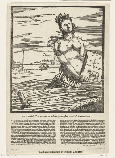 Sirena de Edam, 1403 De una Sea-Lady salvaje, el welcke ghevanghen wast in