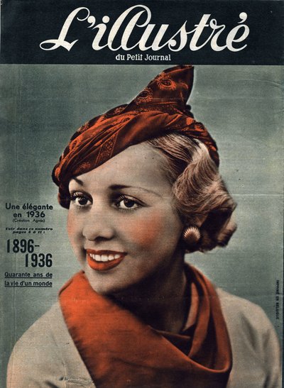 1896-1936: cuarenta años de la vida de un mundo. Retrato de una mujer elegante de 1936. En “L