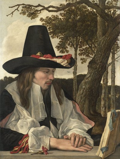 Un hombre leyendo, c.1660 de Anonymous Anonymous