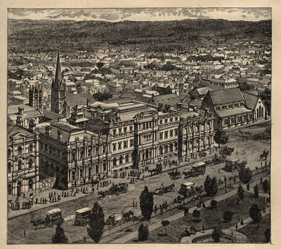 Adelaida - Australia - 1890 - grabado 1890 de Anonymous Anonymous
