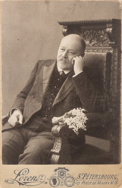Anatoli Liadov - Retrato del compositor Anatoly Konstantinovich Lyadov (1855-1914) - Anónimo. Fotografía de Anonymous Anonymous
