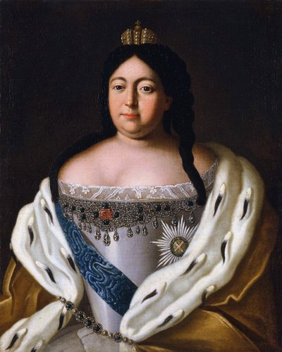 Retrato de la emperatriz Anna Ioannovna (1693-1740) de Anonymous Anonymous