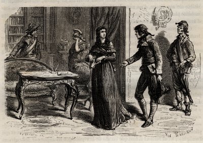 Arresto de Madame Roland el 1 de junio de 1793 en París - Arresto de Madame Roland (Manon Roland, nacida Jeanne Marie Philippon) de Anonymous Anonymous