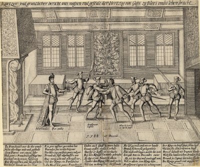 Asesinato del duque de Guisa (Henri Ier de Lorraine, llamado el Balafré) de Anonymous Anonymous