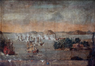 Batalla de Hogland - Durante la Gran Guerra del Norte, la batalla naval del 22 de julio de 1713 entre Suecia y Rusia de Anonymous Anonymous