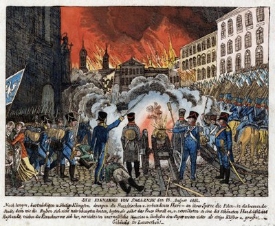 Batalla de Smolensk (1812) - La captura de Smolensk el 18 de agosto de Anonymous Anonymous