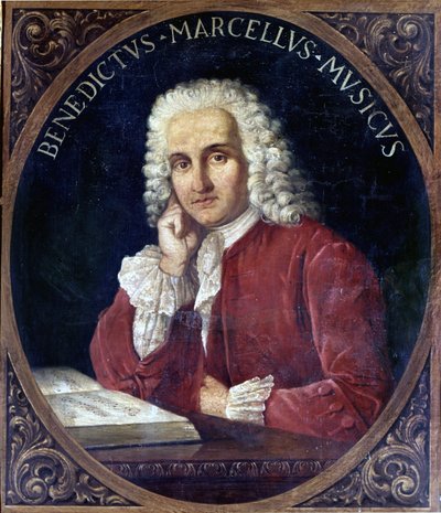 Benedetto Marcello, compositor italiano. Pintura anónima del siglo XVIII. Venecia de Anonymous Anonymous
