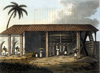 Brasil, fábrica de azúcar - en 