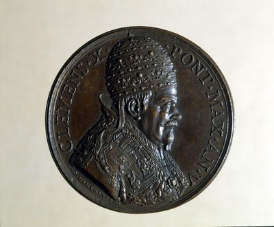 Clemente X (1590 - 1676). Medalla de bronce. Milán de Anonymous Anonymous