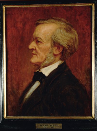 Compositor Richard Wagner ... (pintura sobre lienzo) de Anonymous Anonymous