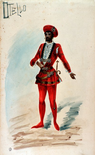 Vestuario para Otello en la ópera de Giuseppe Verdi de Anonymous Anonymous