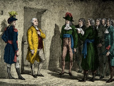 Dominique Joseph Garat (1749-1833) notificó al Rey Luis XVI la sentencia de muerte el 20 de enero de Anonymous Anonymous