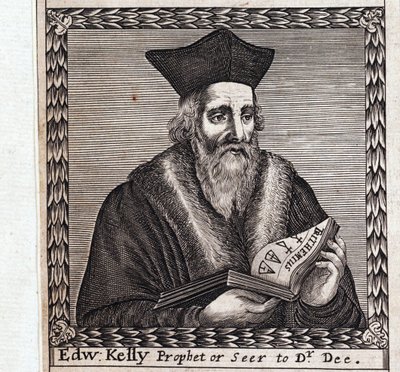 Edward Kelley o Edward Talbot (1555-1597) - Obra anónima, grabado de Anonymous Anonymous