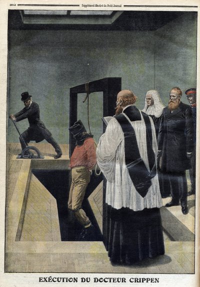 Ejecución del Doctor Crippen, ilustración de 
