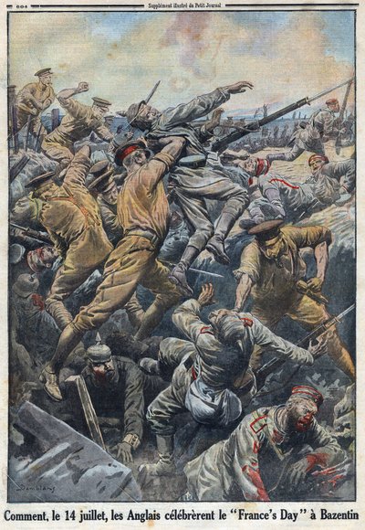 Primera Guerra Mundial 1914-1918. Batalla de Crete Bazentin el 13 y 14 de julio de 1916 donde los ingleses se opusieron al ejército alemán. En 