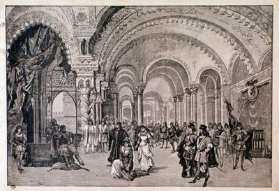 Primera representación de Otello, ópera de Giuseppe Verdi en el Teatro alla Scala de Anonymous Anonymous