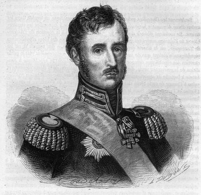 Federico Guillermo II de Prusia - Retrato de Federico Guillermo II (1744-1797), Rey de Prusia - Grabado en "Historia de los Girondinos" por Alphonse de Lamartine (1790-1869) 1865-1866 - Colección privada de Anonymous Anonymous