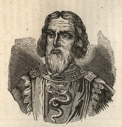 Galeas I Visconti - Galeazzo I Visconti - galeazzo primo visconti - 1277-1328 - grabado de Anonymous Anonymous