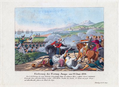 Guerra ruso-turca de 1828-1829 - La caída de la fortaleza de Anapa el 23 de junio de Anonymous Anonymous