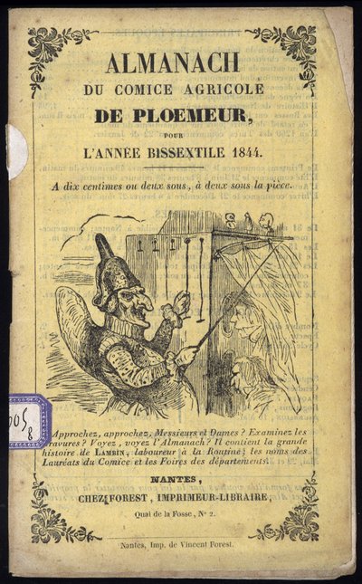 Guignol - Portada del Almanaque del Comice Agricole de Ploemeur de Anonymous Anonymous