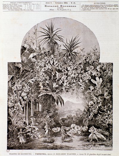 Ilustración para Parsifal de Wagner de Anonymous Anonymous