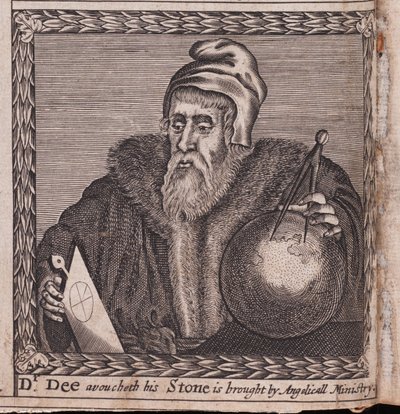 John Dee (1527-1609) - Obra anónima, grabado de Anonymous Anonymous