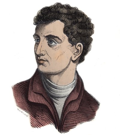 Leone Battista Alberti (1404-1472). Matemático, arquitecto, pintor y escritor italiano. Grabado de Anonymous Anonymous