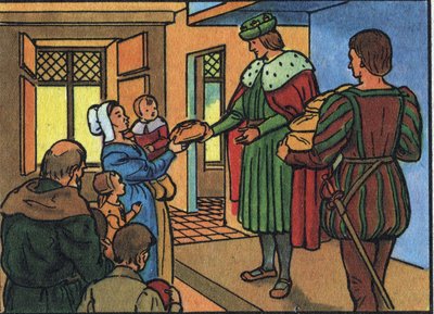 El rey de Francia Luis XII (1462-1515) “Pere du Peuple” Ilustración anónima en “Collection des souverains et chefs d