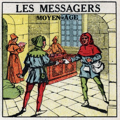 Correo: Mensajeros en la Edad Media de Anonymous Anonymous