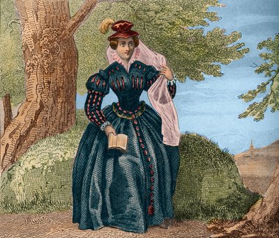 María Reina de Escocia Reina María Estuardo (1542-1587) o María I de Escocia. Grabado de 1859 en “Le Monde. Historia de todos los pueblos desde los tiempos más remotos hasta el presente” de M. E. de Lostalot-Bachoue. Colección privada. de Anonymous Anonymous