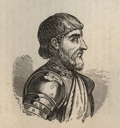 Matteo segundo Visconti (Matteo II Visconti) - Matteo II Visconti - 1319-1355 - grabado - de Anonymous Anonymous