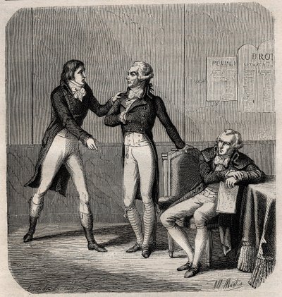 Maximilien Robespierre - Louis de Saint Just (Saint-Just) de Anonymous Anonymous