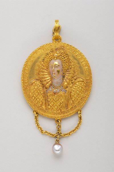 Medalla de 1589 en honor a la Reina Isabel I (siglo XVI) de Anonymous Anonymous