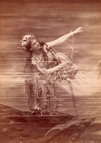 Cantante de ópera Lilli Lehmann como Woglinde en la ópera Das Rheingold de Richard Wagner. Bayreuth de Anonymous Anonymous