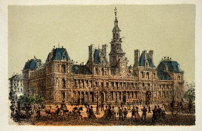 París 1874: Ayuntamiento, colección privada de Anonymous Anonymous