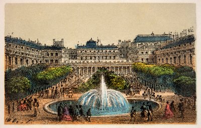 París 1874: Jardines del Palacio Real, Colección Privada de Anonymous Anonymous