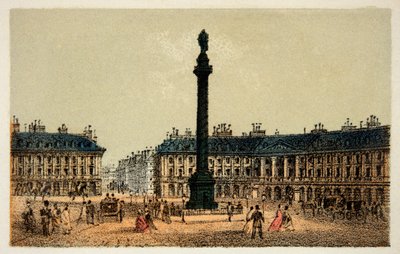 París 1874: La Place Vendôme, Colección privada de Anonymous Anonymous