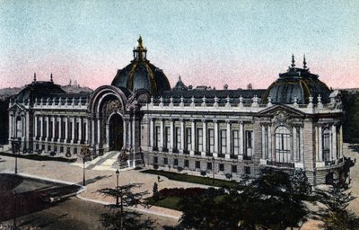 París: vista exterior del Petit Palais inaugurado en 1900, foto de 1920 en "Álbum Artístico" de la ciudad de París de Anonymous Anonymous