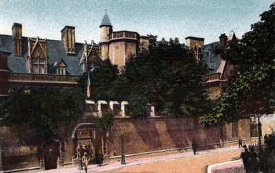 París: vista del Museo de Cluny. Fotografía de 1920 en Álbum Artístico de la ciudad de París. Colección privada de Anonymous Anonymous