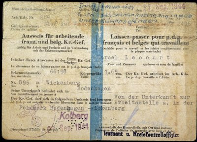 Pasaporte de la Segunda Guerra Mundial, 