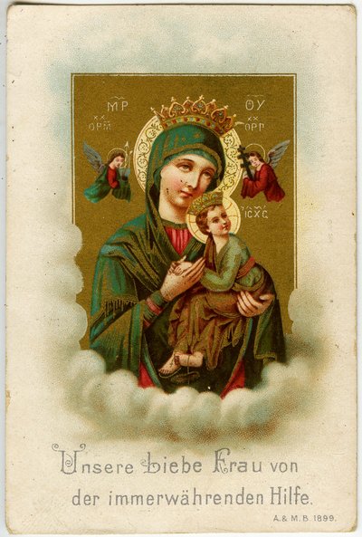 Imagen piadosa: Nuestra Señora del Perpetuo Socorro de Anonymous Anonymous