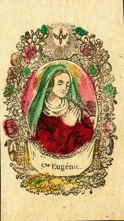 Imagen piadosa: Santa Eugenia de Roma de Anonymous Anonymous