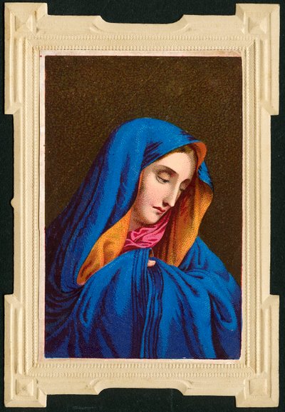 Virgen María (cromolitografía) de Anonymous Anonymous