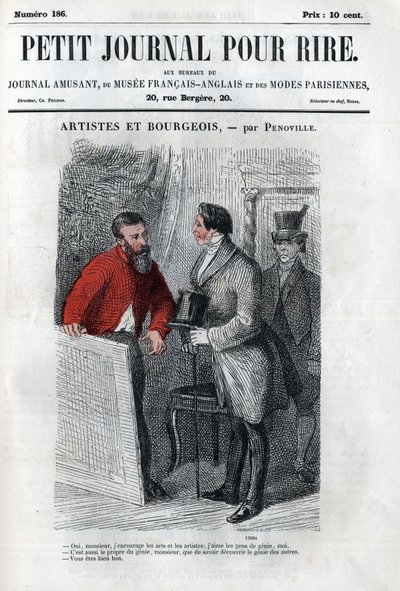 Caricatura política y social durante el Segundo Imperio. 