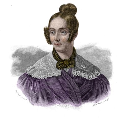 Retrato de Mademoiselle Didion (Barbe Francoise Madeleine Didion) (1798-1836) en “Retratos e historia de los hombres útiles: hombres y mujeres de todos los países y de todas las condiciones, que han adquirido derechos a la reconaissance des hommes” de Anonymous Anonymous