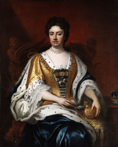 Retrato de la reina Ana Stuart (1665-1714) de Anonymous Anonymous