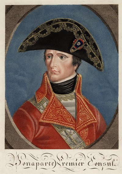 Retrato del Primer Cónsul Napoleón Bonaparte (1769-1821) de Anonymous Anonymous